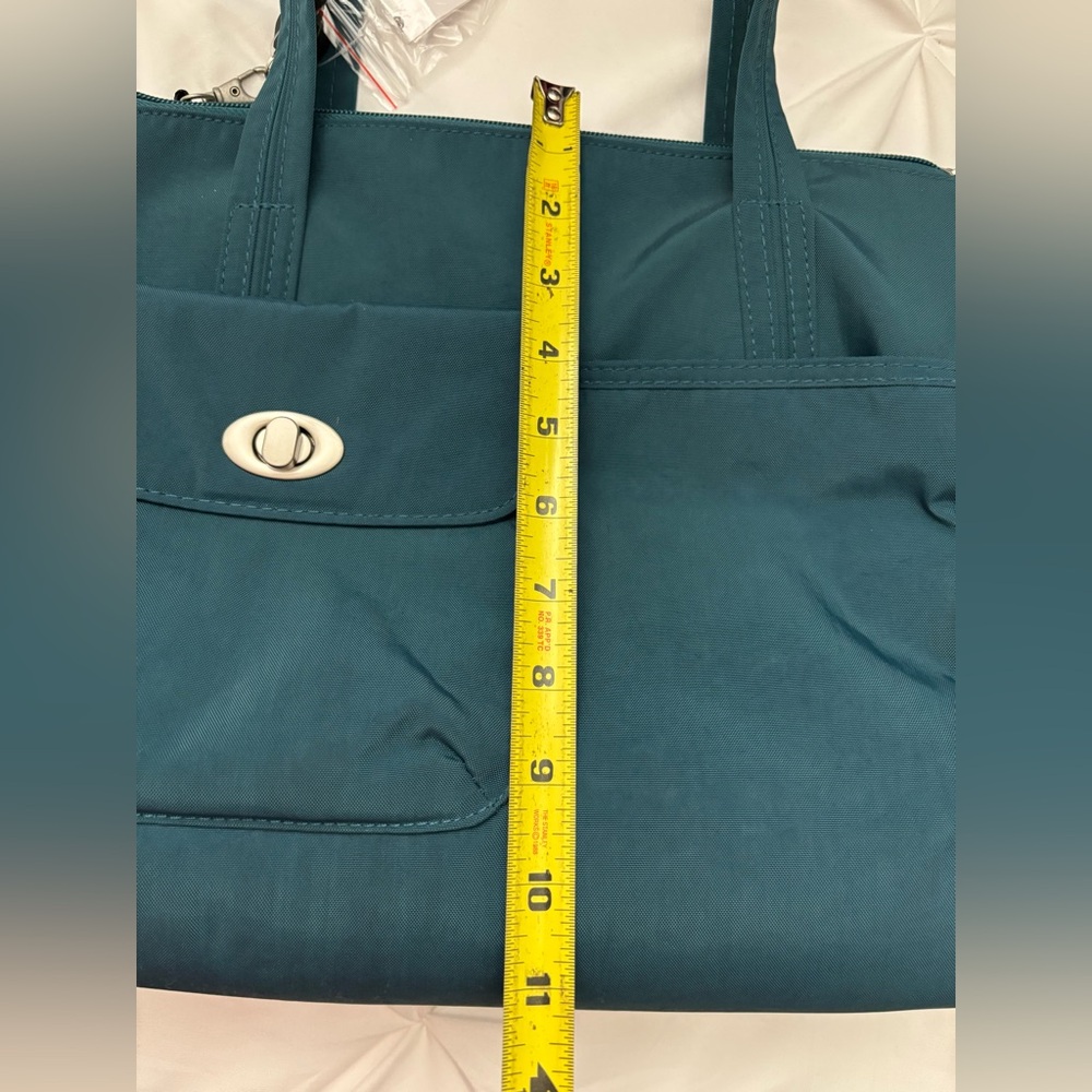 Magellan (Travelon) Teal Purse/Tote with RFID Blocking. NWOT - Picture 9 of 16